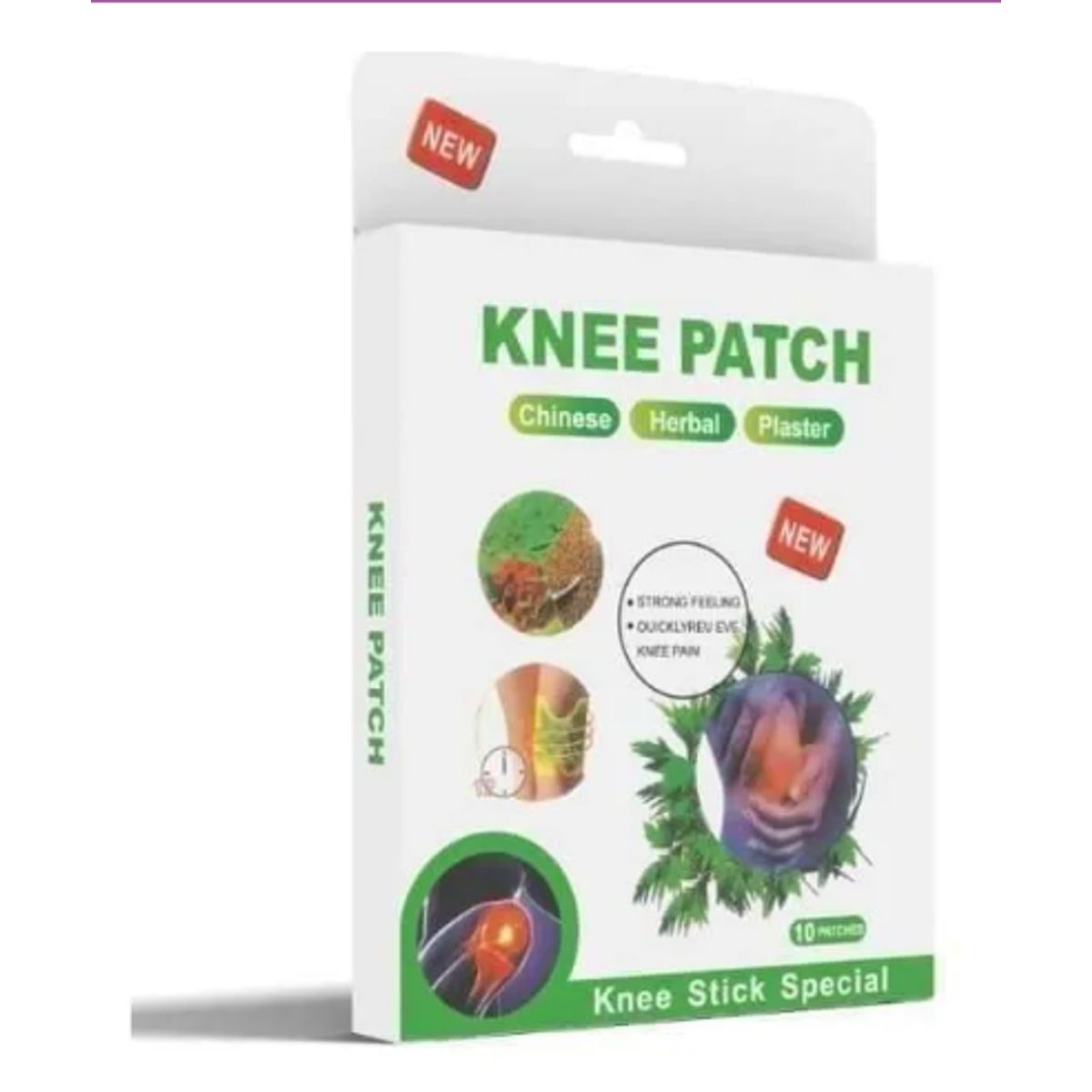 GENERICO - Parches Alivia Dolores De Rodillas Knee Patch 10 Parches