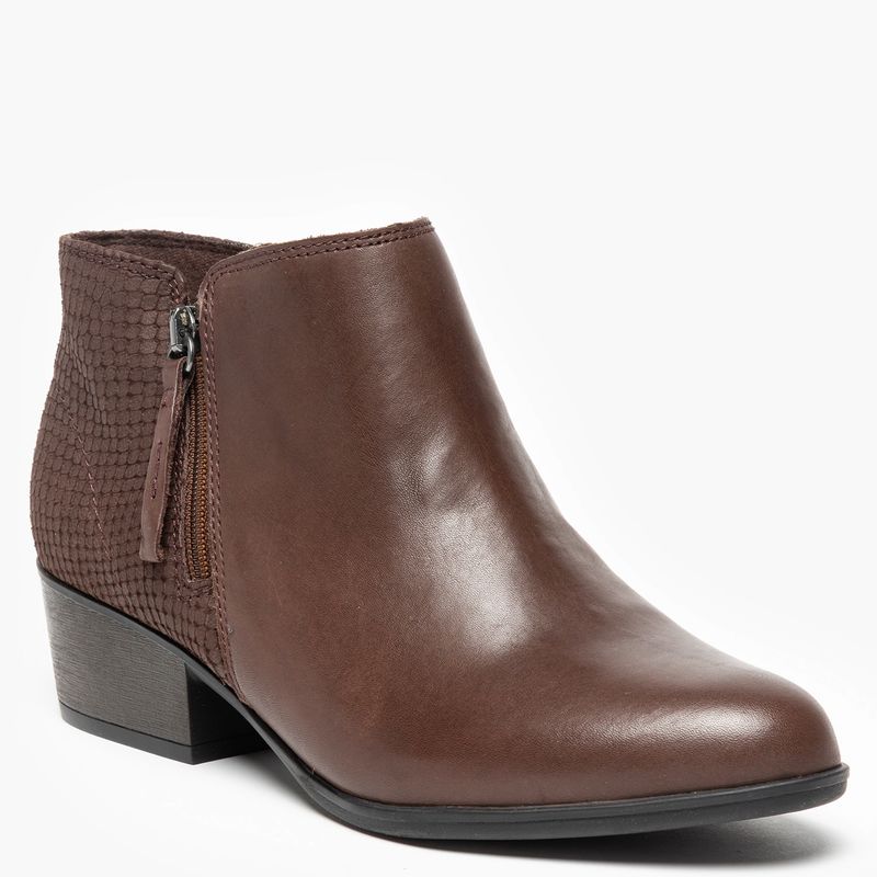CLARKS - Clarks Botín Mujer Cuero Café