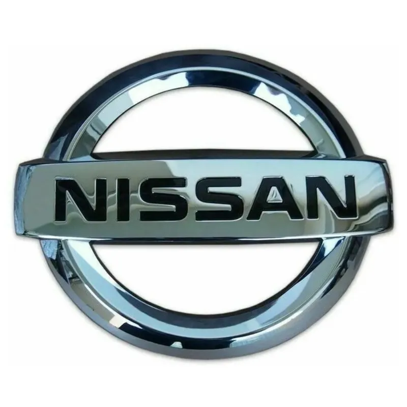 GENERICO - Emblema Insignia para Nissan 118x100mm Con Adhesivo