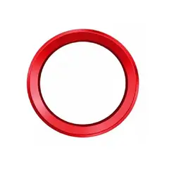 GENERICO - Embellecedor Anillo De Insignia para Bmw Volante Rojo
