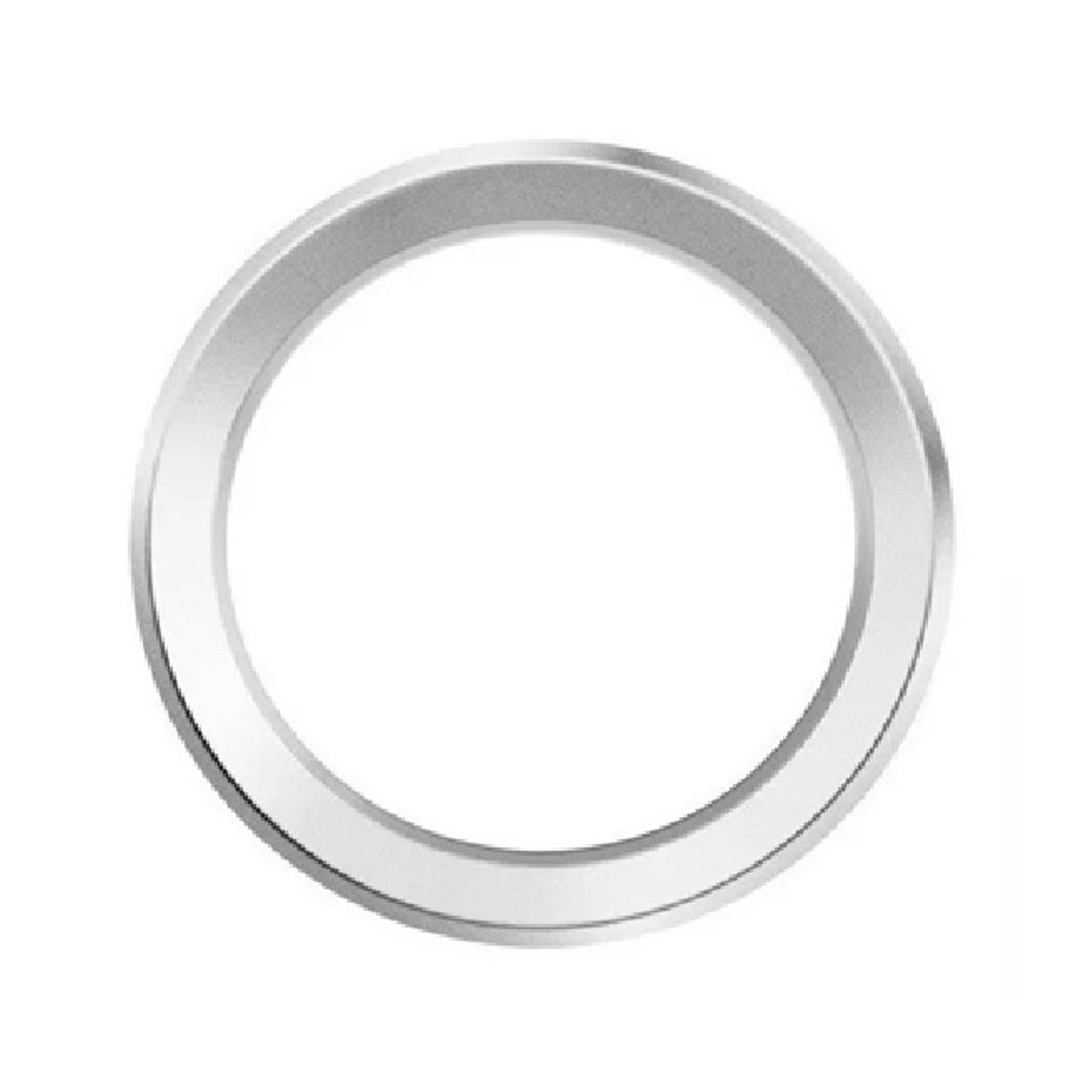 GENERICO - Embellecedor Anillo De Insignia para Bmw Volante Plateado