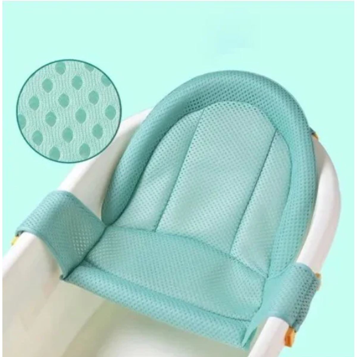 GENERICO - Hamaca Malla De Tina Ducha Bañera Para Bebé Red De Baño AZUL