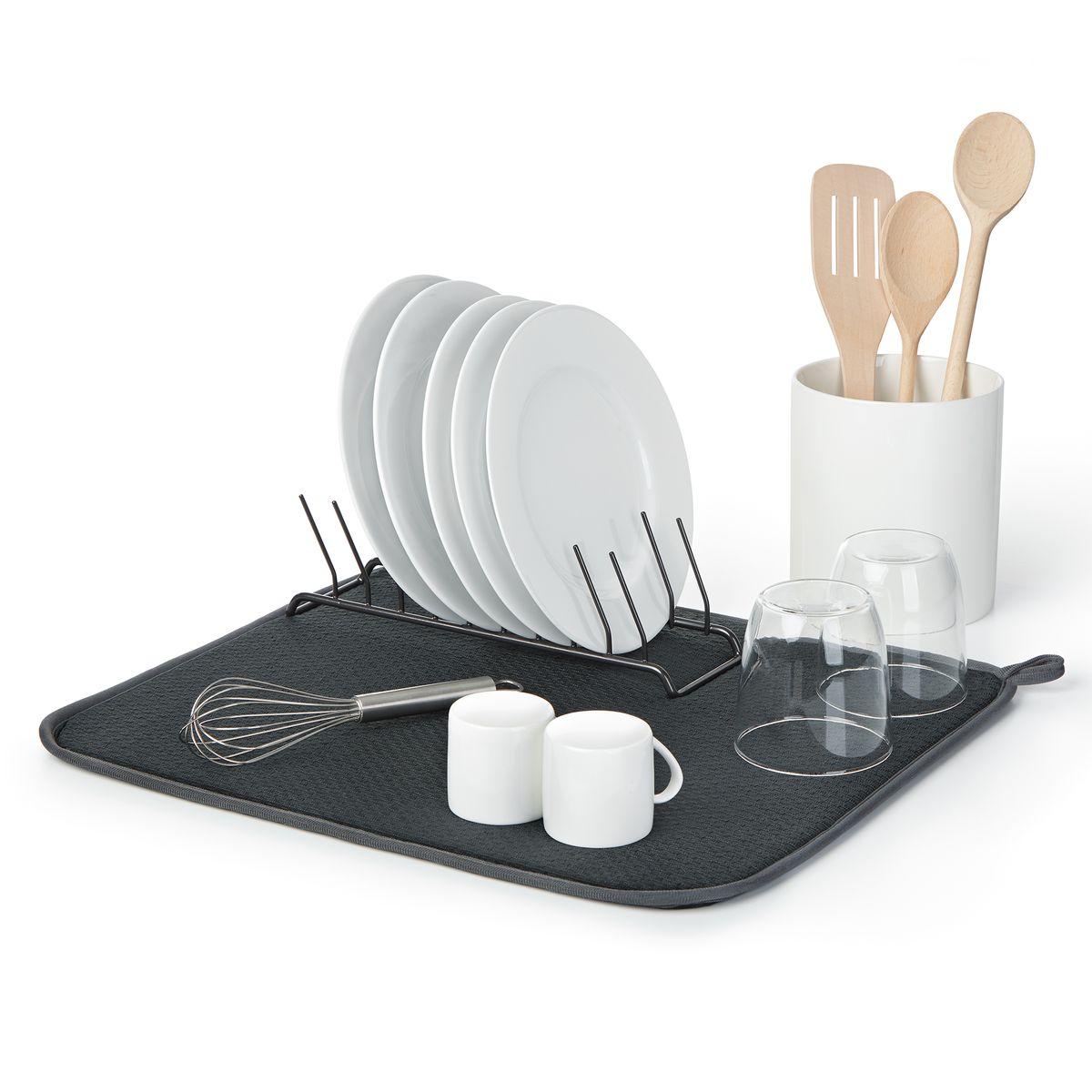 RAYEN - Alfombrilla Escurreplatos Rayen 6201 – Microfibra Absorbente 45 × 40 cm