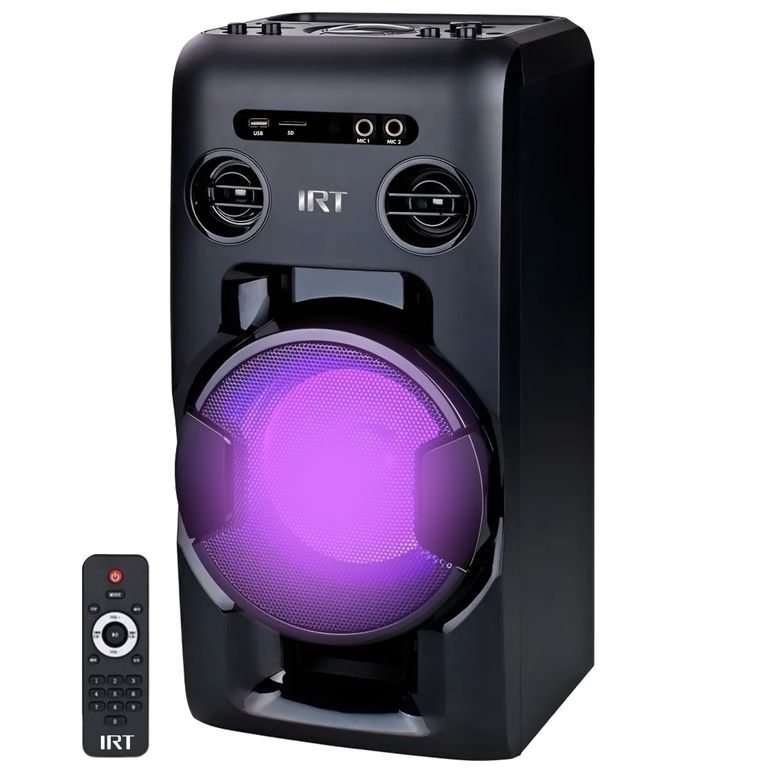Parlante Portatil Taurus Pro TWS Retro Iluminado 25W RMS Negro
