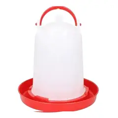 GENERICO - Bebedero para Aves de Corral 2.5 Lts: Diseño Tipo Campana que Evita la Contaminación del Agua