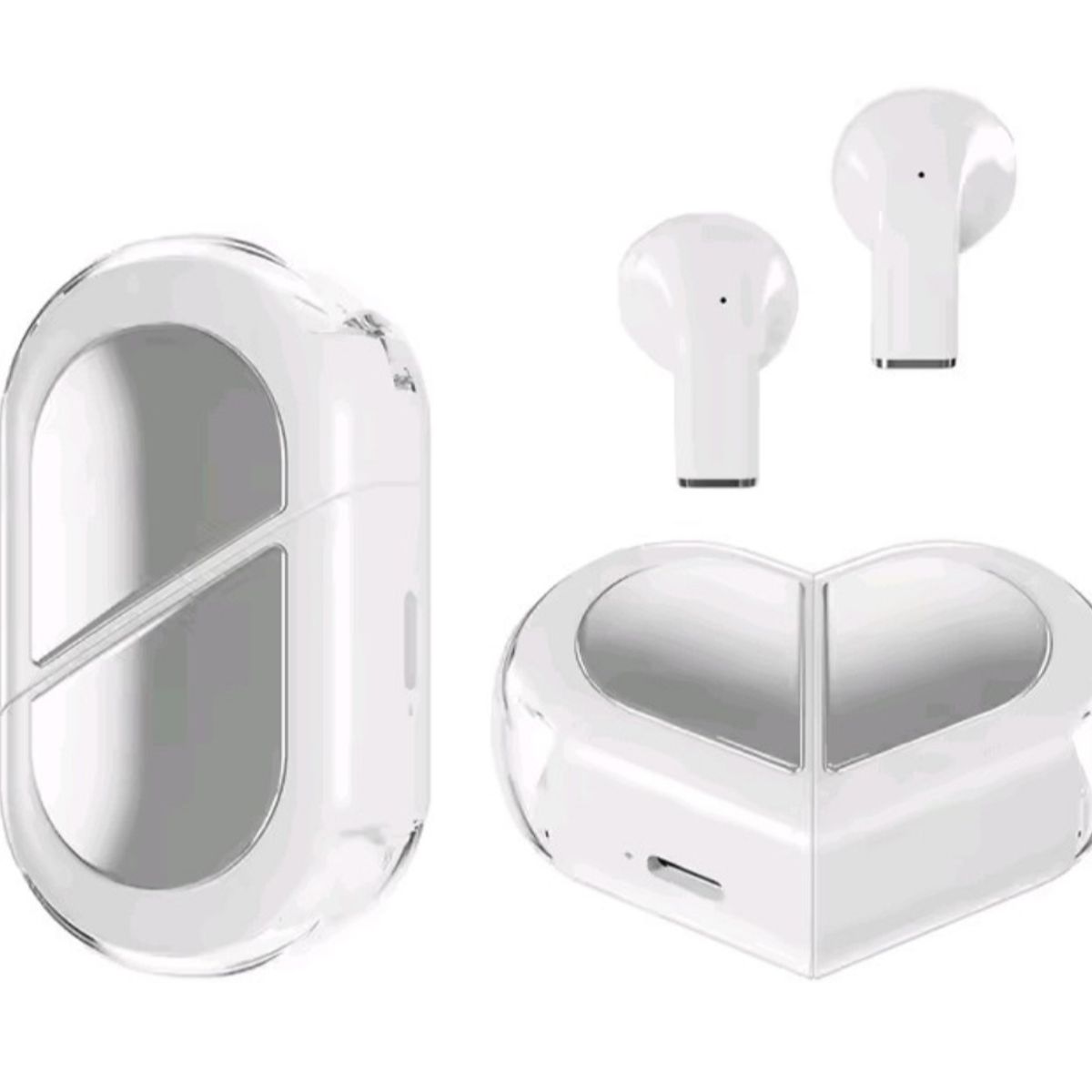 GENERICO - audífonos inalámbricos k520 corazón giratorio BT53