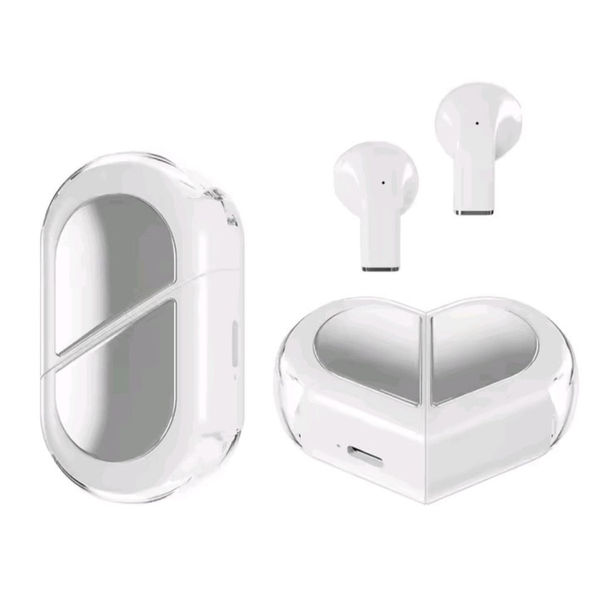 GENERICO - audífonos inalámbricos k520 corazón giratorio BT53