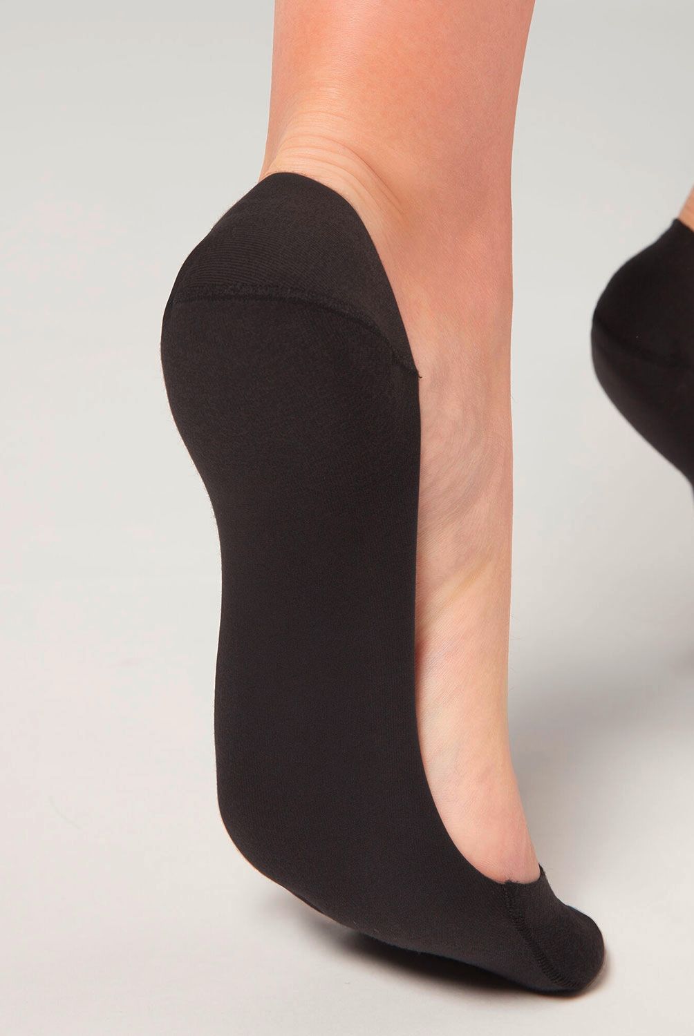 CALZEDONIA - Calcetines Invisibles con Escote Lateral Mujer Calzedonia