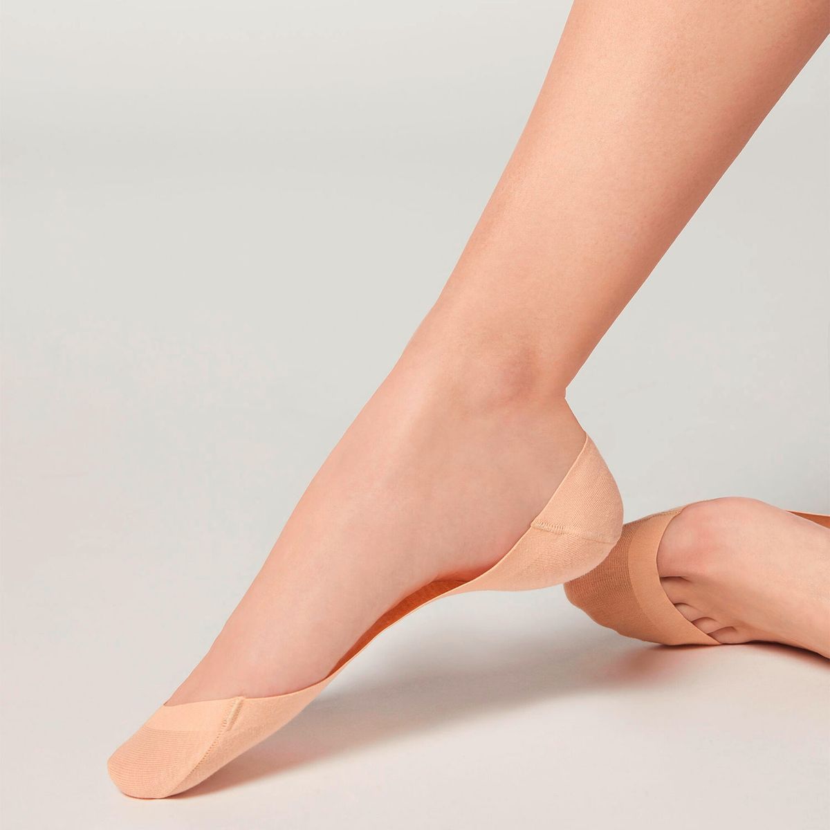 CALZEDONIA - Calcetines Invisibles con Escote Lateral Mujer Calzedonia