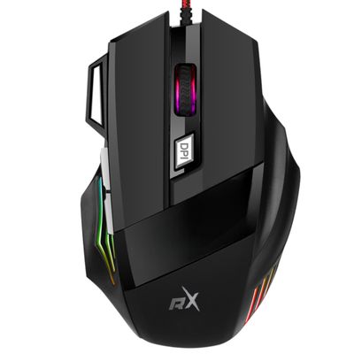 Imagen 2 del producto Mouse Ergonomico RX-0047 RGB - 7 Botones - 2400 DPI