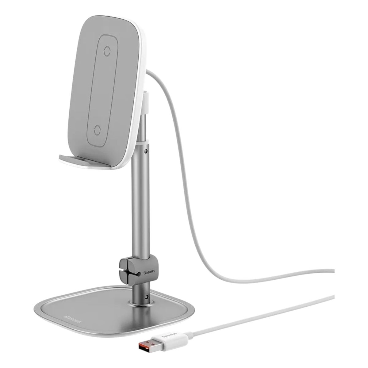 BASEUS - Soporte Smartphone y Tablet Desk con Carga Inalámbrica 15W