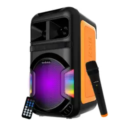 AUDIOLAB - Parlante Karaoke RGB con Micrófono Inalámbrico Bluetooth 805