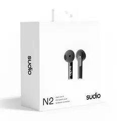 SUDIO - Audifonos Earphones N2 TWS Black Premium Edition IPX