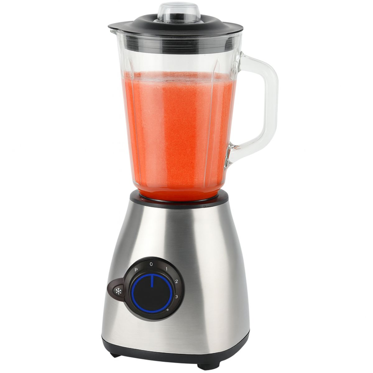 MAGEFESA - Licuadora Frish Max 1000W INOX con Jarra de Cristal Templado 1.5 Litros MGF4259