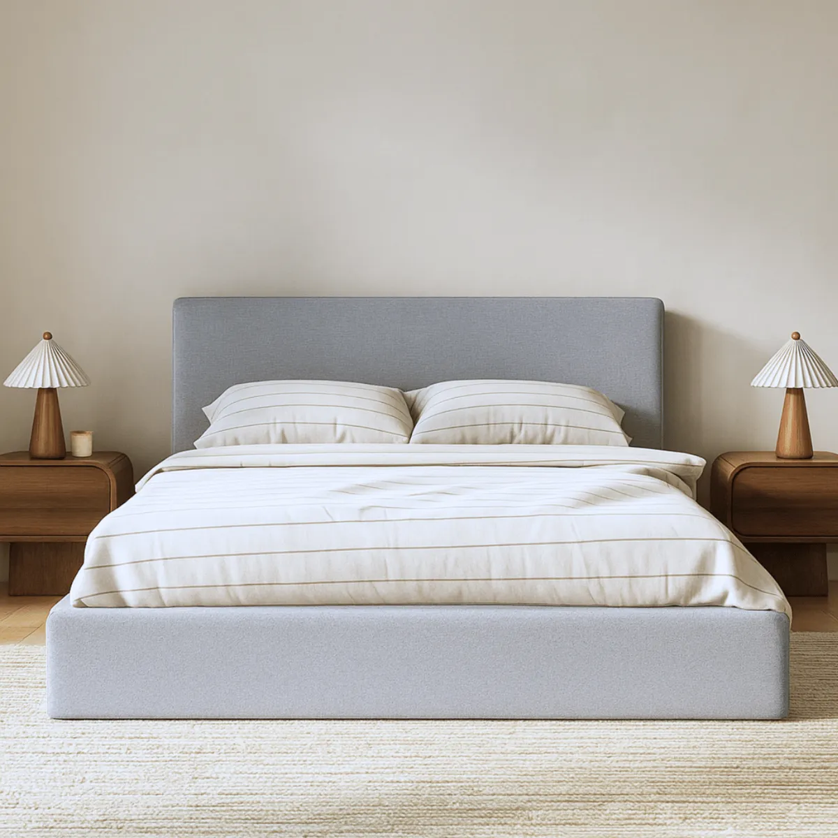 GENERICO - Base de Cama “Marshmallow”  Diseño Acolchado y Ultra Firme