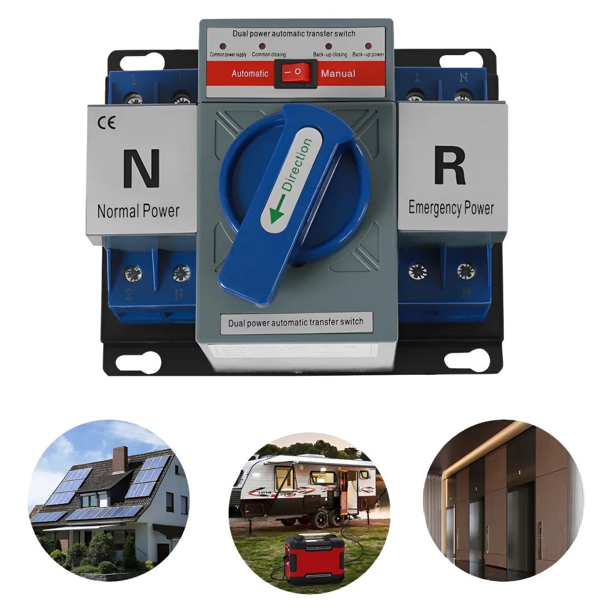 GENERICO - Switch Interruptor Transferencia Automatica 63a Ats 220v Mcb