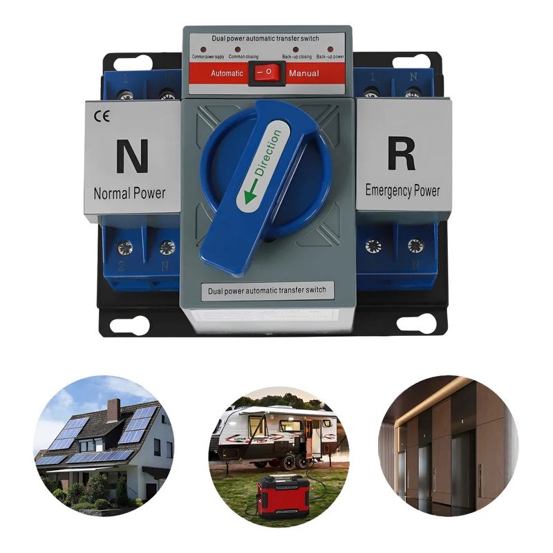 GENERICO - Switch Interruptor Transferencia Automatica 63a Ats 220v Mcb