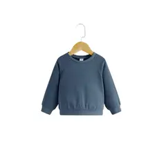KIRAMA CLOTHING STORE - Sudadera neblina azul unisex con manga raglán