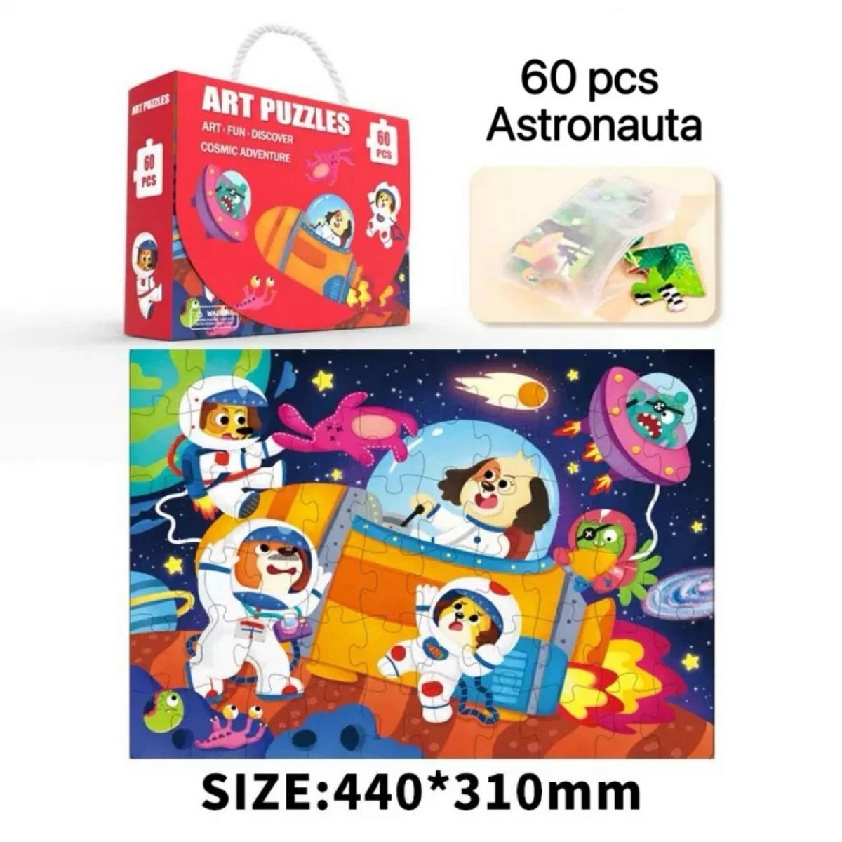 GENERICO - PUZZLE 60 PIEZAS ASTRONAUTA