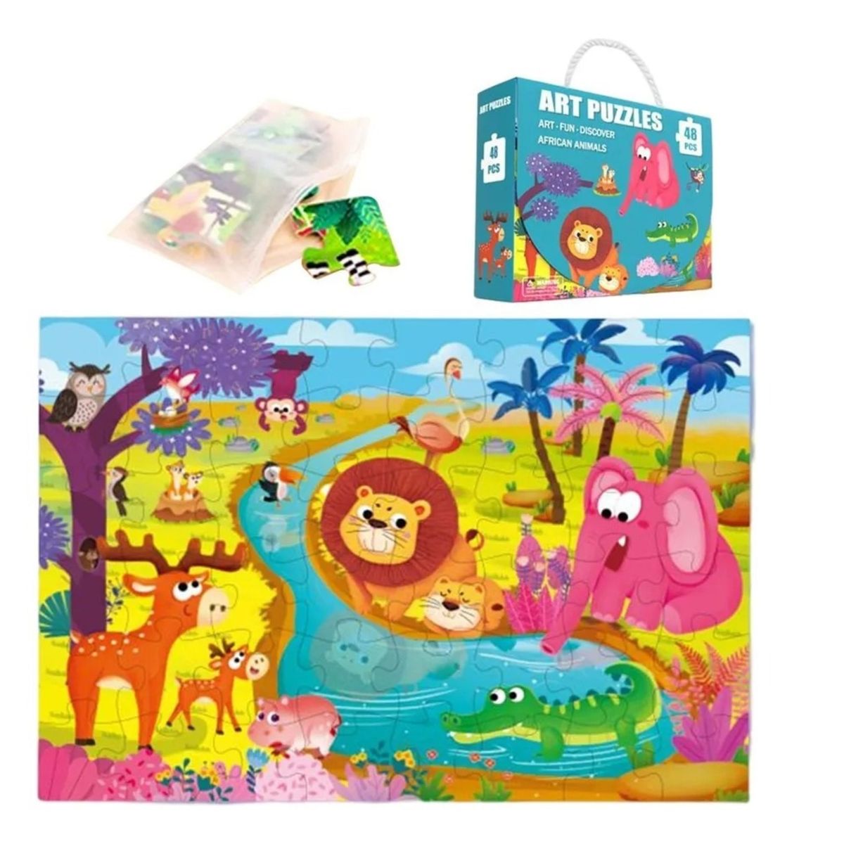 GENERICO - PUZZLE 60 PIEZAS ZOOLOGICO