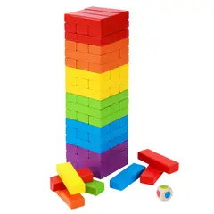 GENERICO - Jenga de madera color