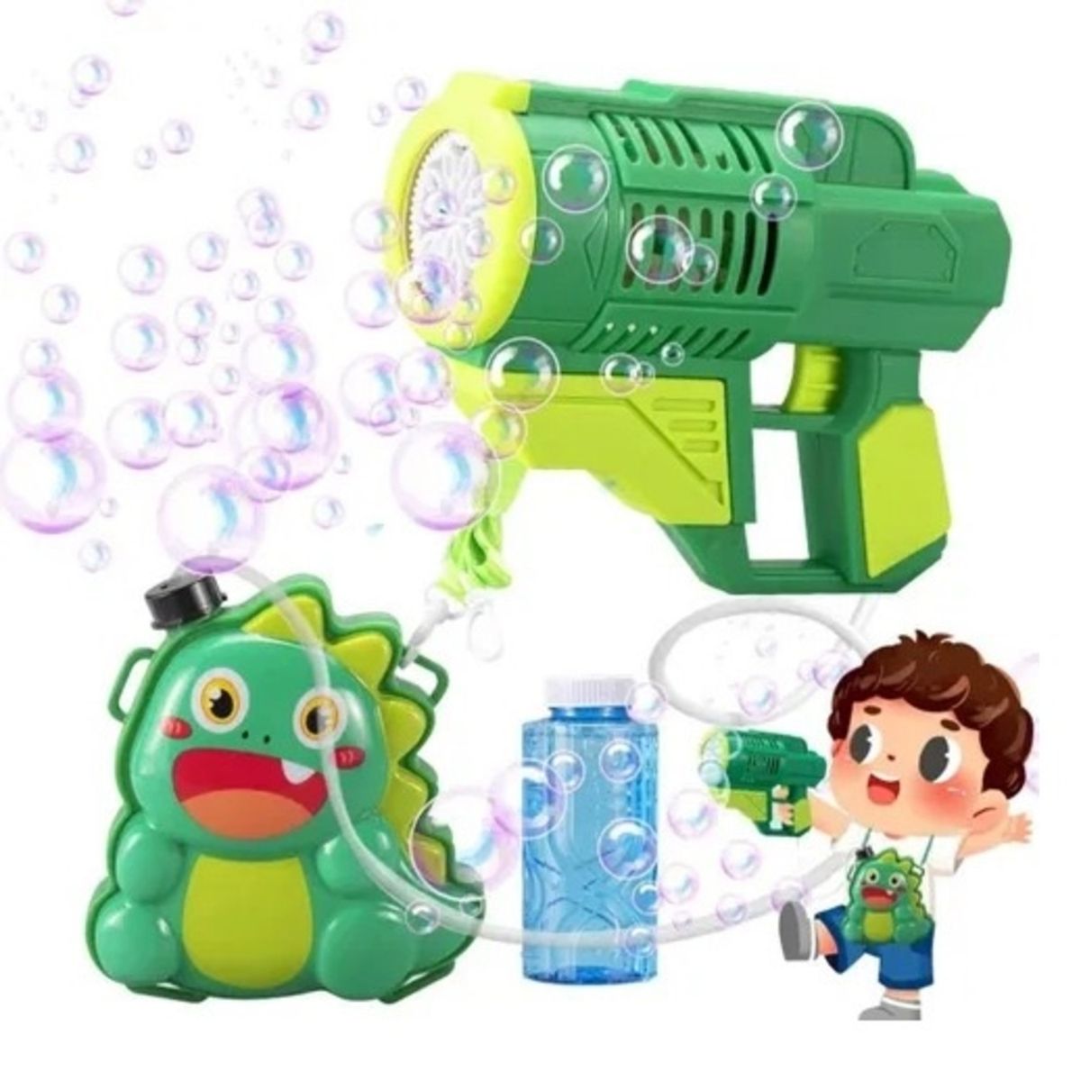 GENERICO - MOCHILA BURBUJA DINOSAURIO