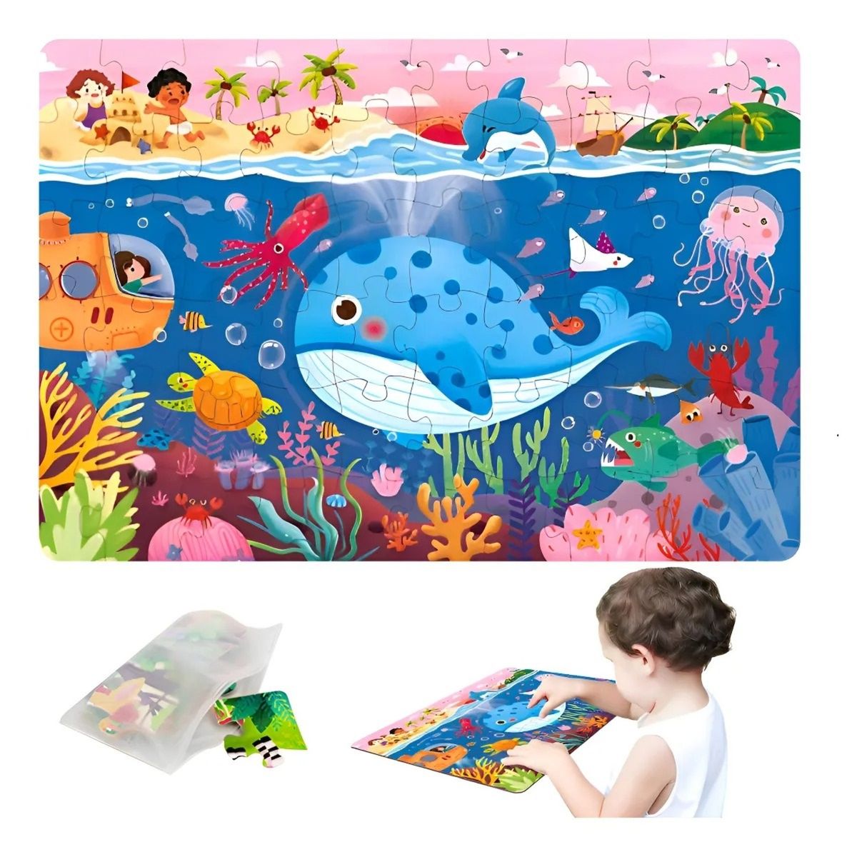 GENERICO - PUZZLE 60 PIEZAS OCEANO