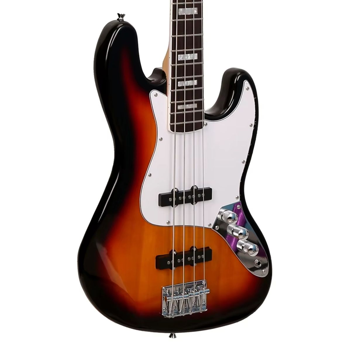 CHITINES - Bajo Eléctrico 4 Cuerdas Pasivo Color Sunburst