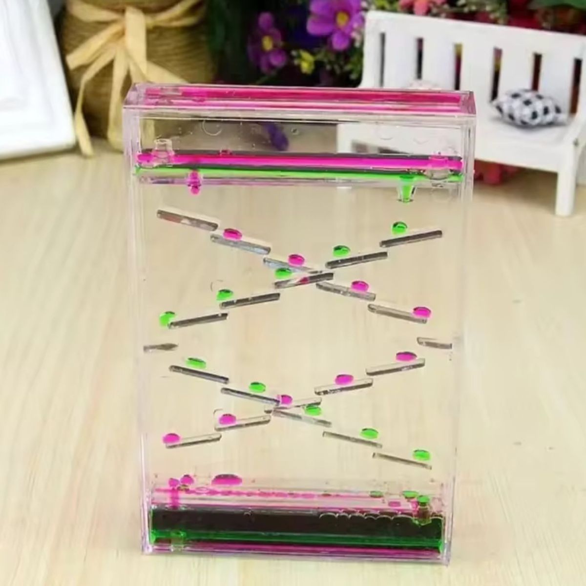 GENERICO - Reloj De Arena Tipo Con Aceite Color En Agua Sensorial