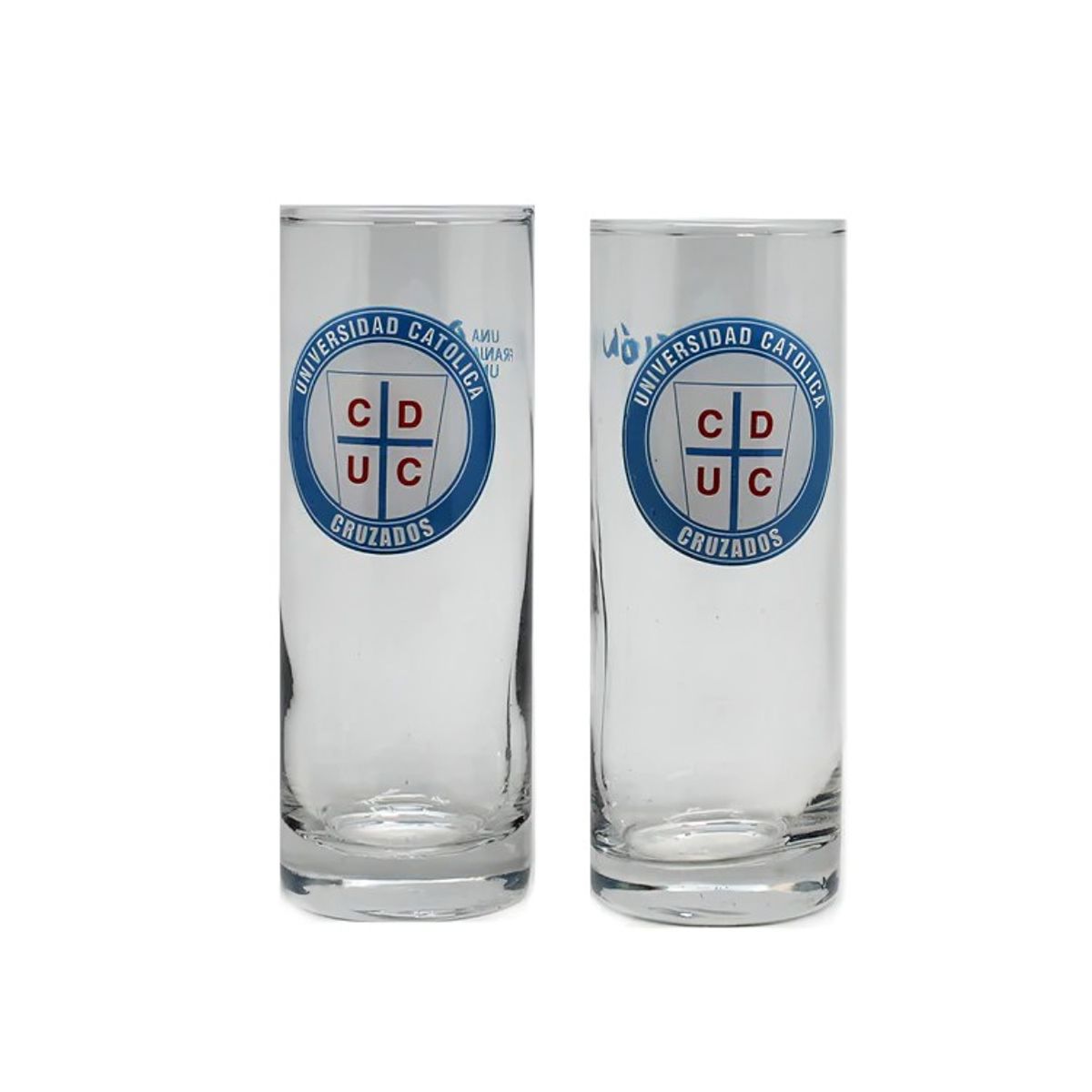PONTIFICIA UNIVERSIDAD CATOLICA DE CHILE - SET 2 VASOS PC UNIVERSIDAD CATOLICA