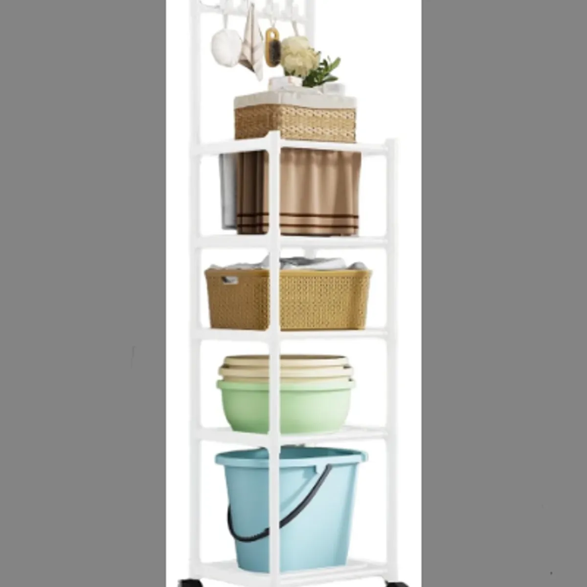 GENERICO - Estante Rack 5 Niveles Multifuncional P/ Cocina Baño Jardín