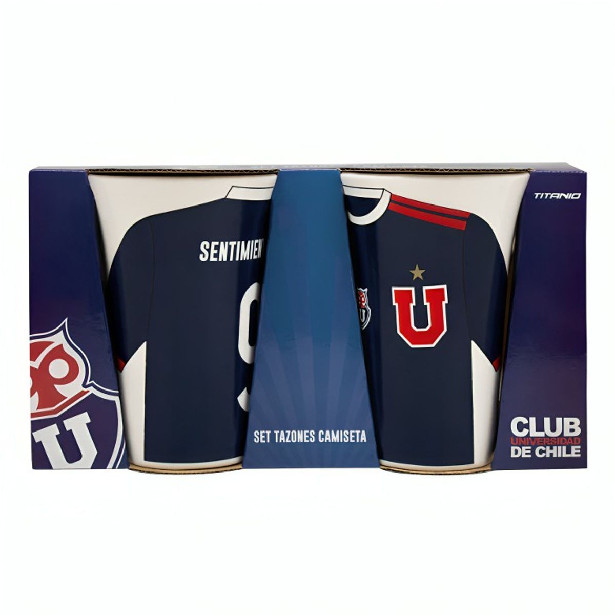 U DE CHILE - SET 2 TAZONES 350ML UNIVERSIDAD DE CHILE