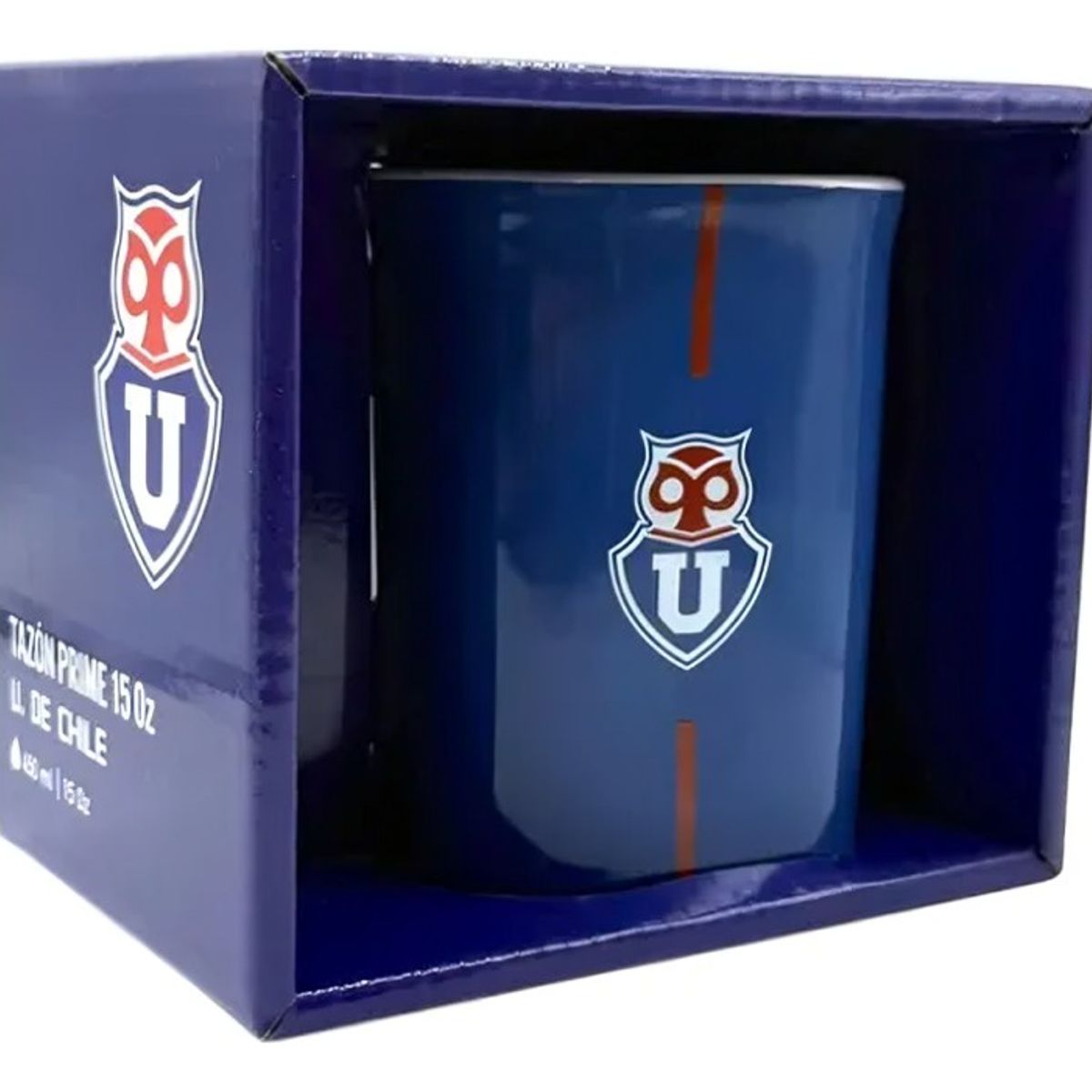 U DE CHILE - TAZON CAJA 11 OZ UNIVERSIDAD DE CHILE
