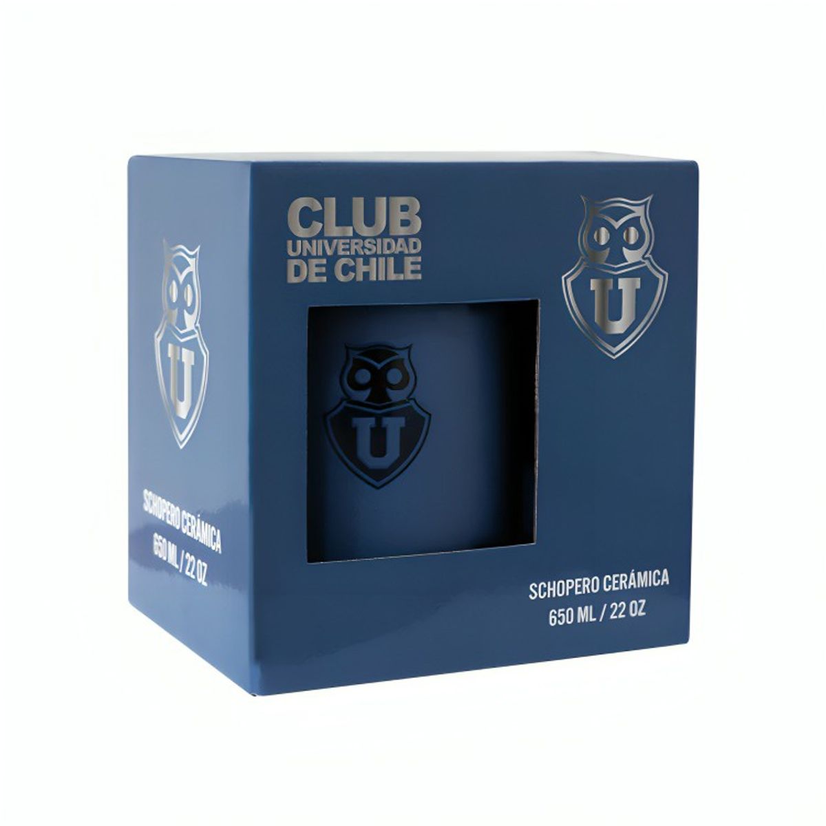 U DE CHILE - SCHOPERO CERAMICA 650 ML U DE CHILE