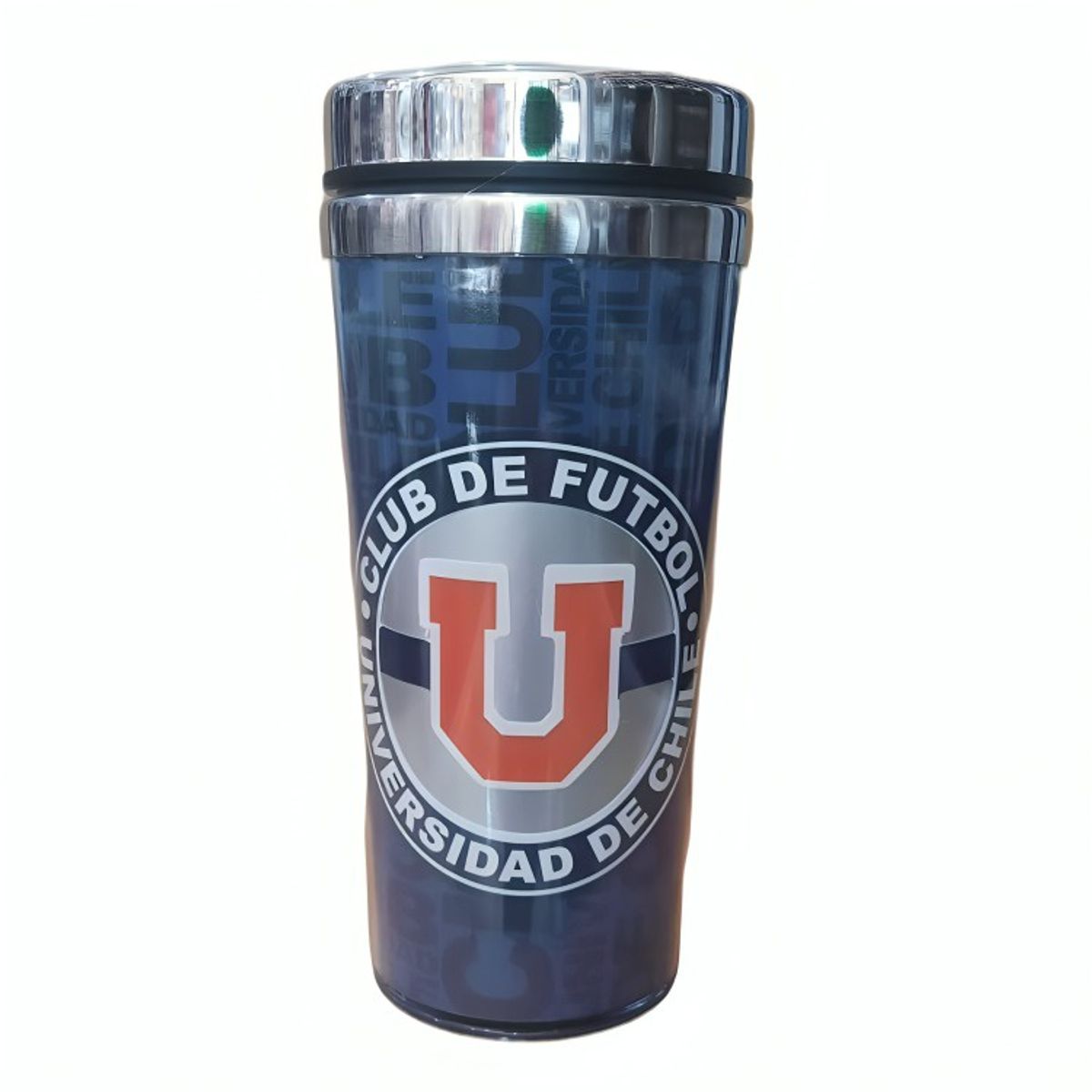 U DE CHILE - MUG TERMICO LOGO PLATEADO U DE CHILE