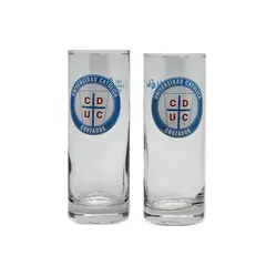 PONTIFICIA UNIVERSIDAD CATOLICA DE CHILE - SET 2 VASOS PC UNIVERSIDAD CATOLICA