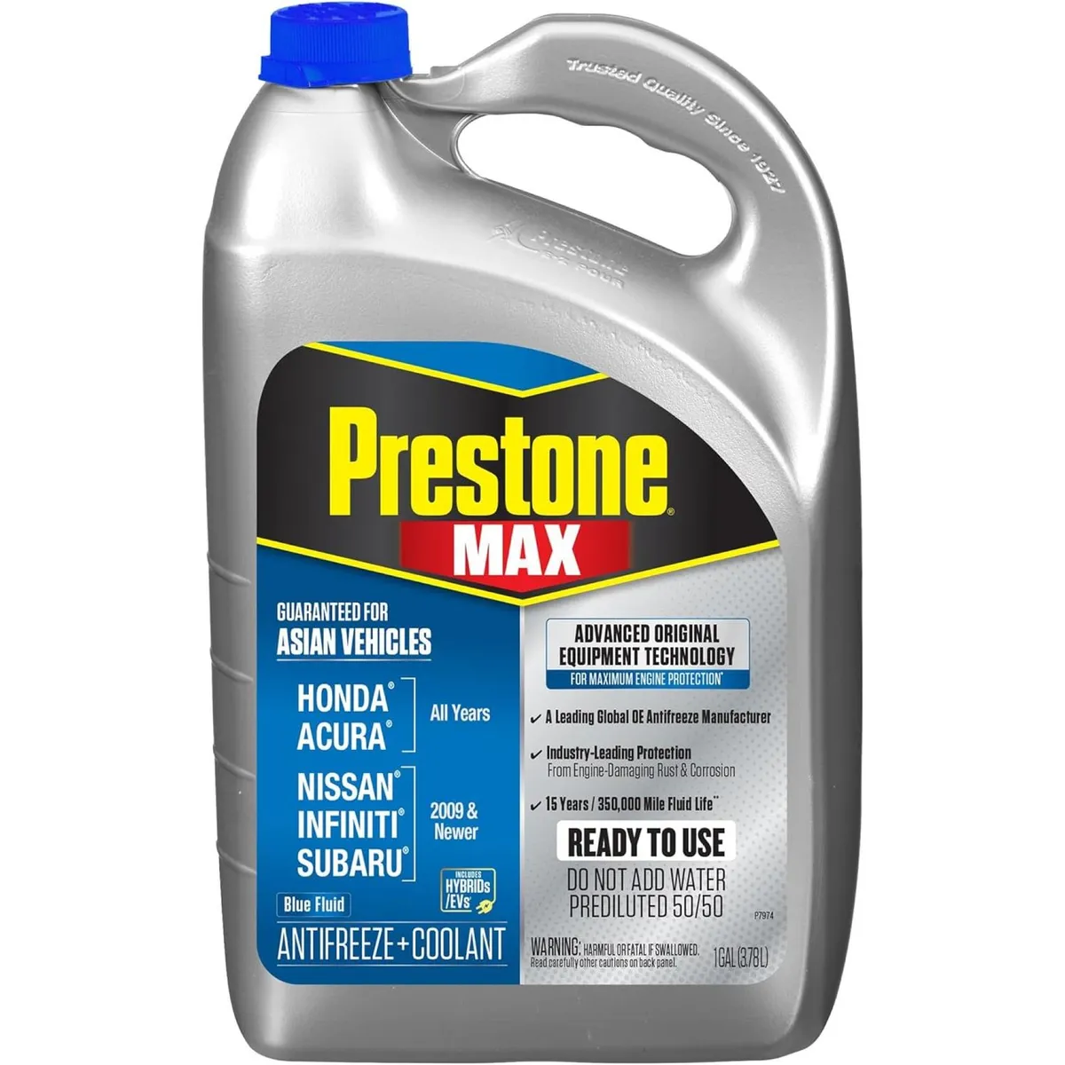 PRESTONE - Refrigerante Anticongelante Coolant Max Asian Azul Prestone