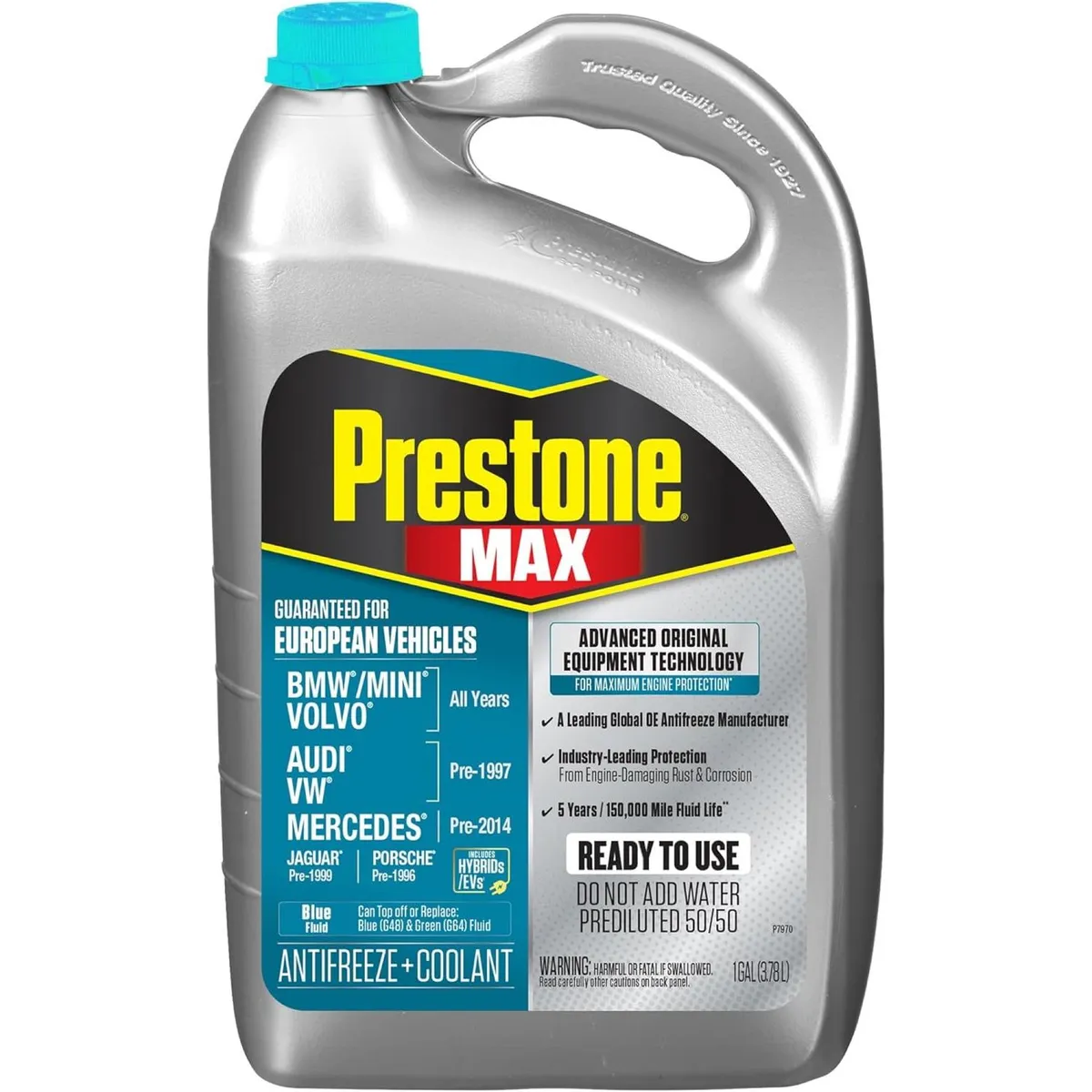 PRESTONE - Refrigerante Anticongelante Max European Azul Prestone
