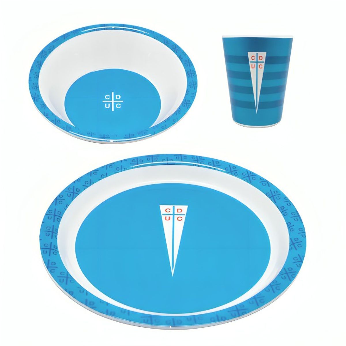 PONTIFICIA UNIVERSIDAD CATOLICA DE CHILE - SET DESAYUNO MELAMINA UNIVERSIDAD CATOLICA