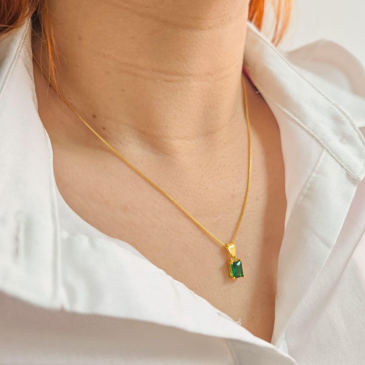 GENERICO - Conjunto Cadena veneciana y Colgante en Oro Laminado 18k