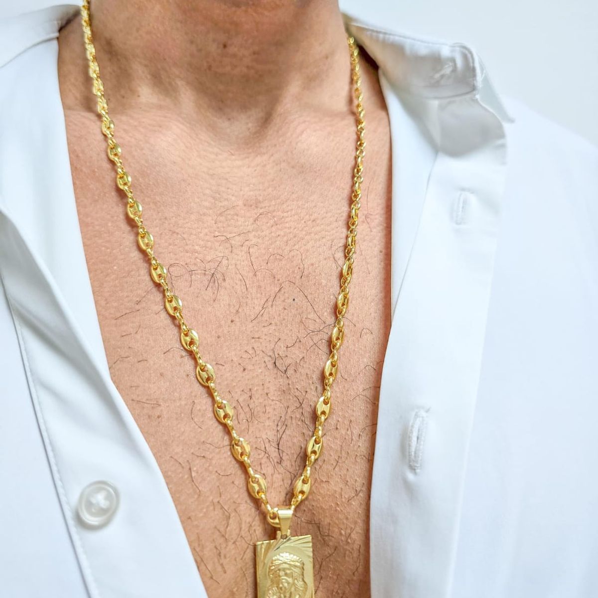 GENERICO - Conjunto Cadena y Colgante en Oro Laminado 18k