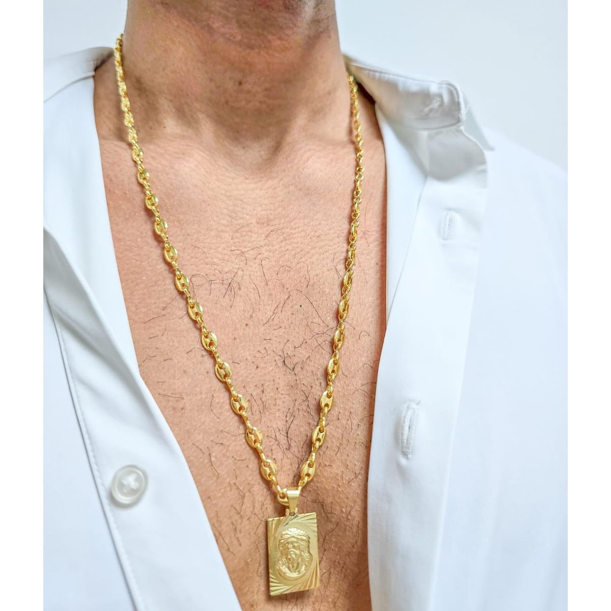 GENERICO - Conjunto Cadena y Colgante en Oro Laminado 18k
