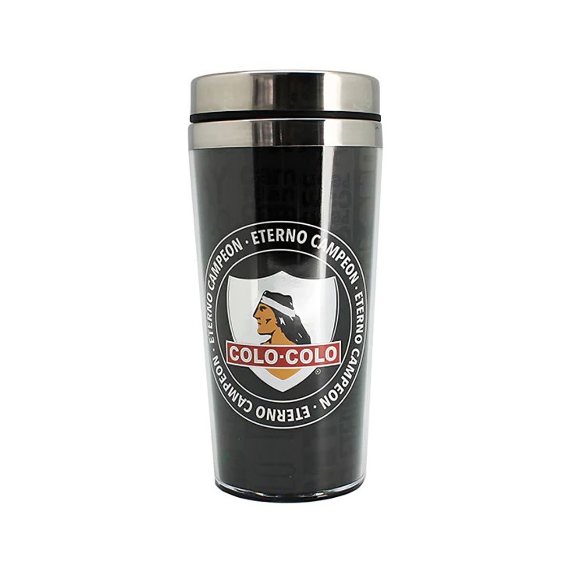 COLO COLO - MUG TERMICO LOGO PLATEADO COLO COLO