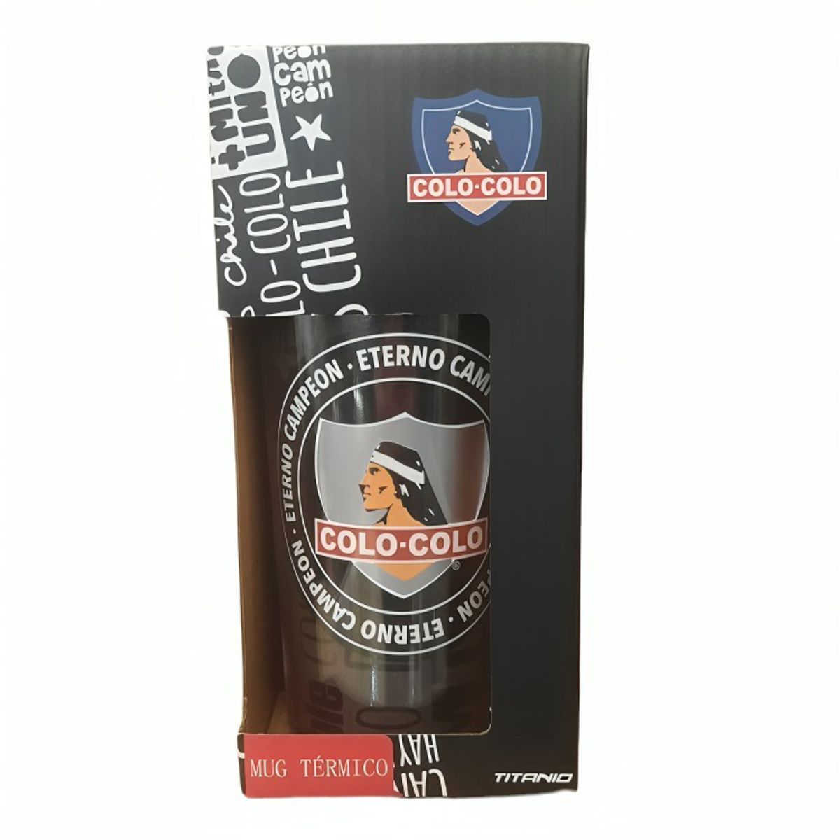 COLO COLO - MUG TERMICO LOGO PLATEADO COLO COLO