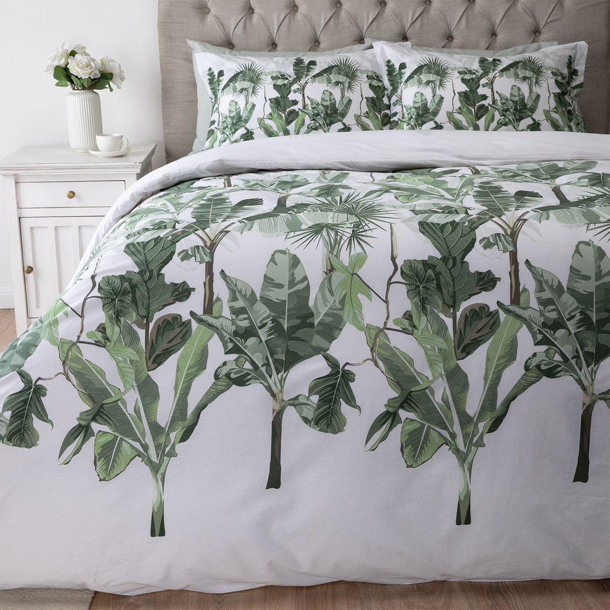 GENERICO - Set con funda de plumón 100% algodón Versay