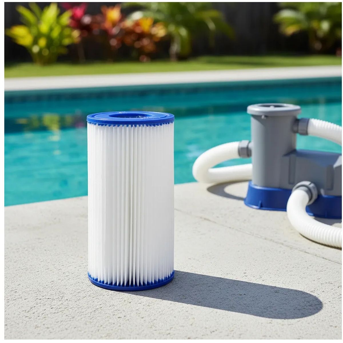 BESTWAY - Filtro Bomba Piscina Repuesto Cartucho Tipo Iii Ac Bestway