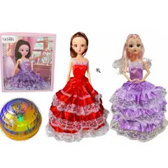 GENERICO - Muñeca Musical Giratoria Color Morado