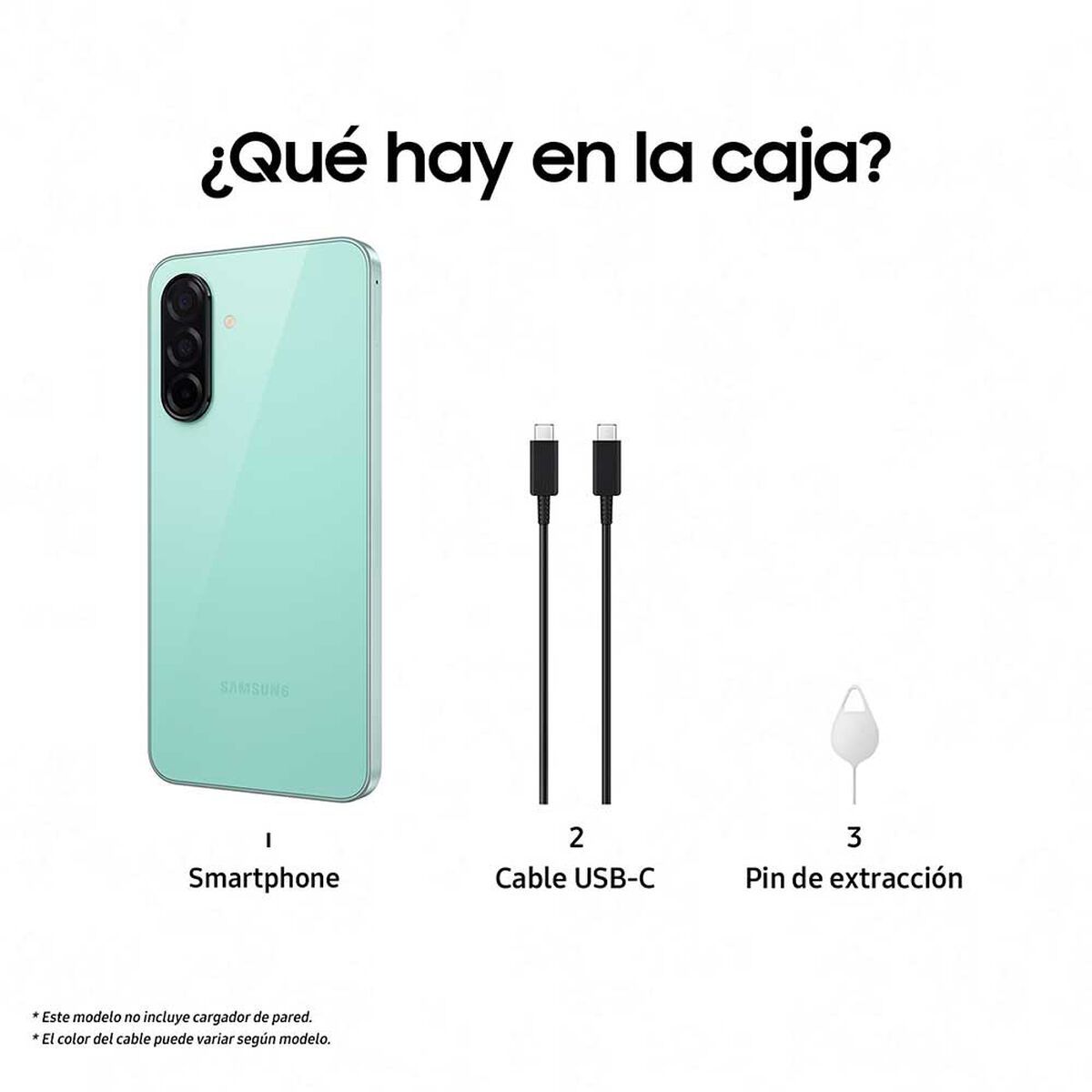 SAMSUNG - Samsung Galaxy A26 5G 128GB 6GB RAM Verde Cámara 50MP OIS Pantalla AMOLED 120Hz Batería 5000mAh