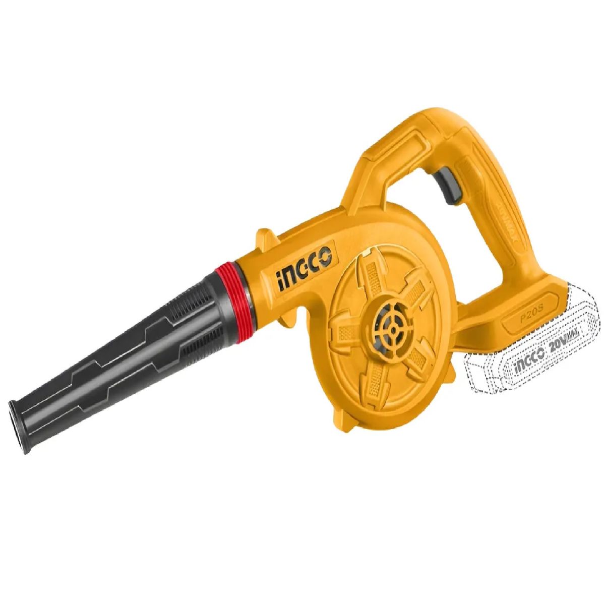 INGCO - Soplador Inalambrico Ingco 20v 18000 Rpm Limpieza Rapida