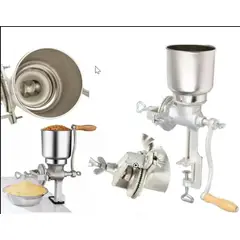 GENERICO - Molino Moledor Manual Metálico Choclo Maiz Cafe Cereal Arroz